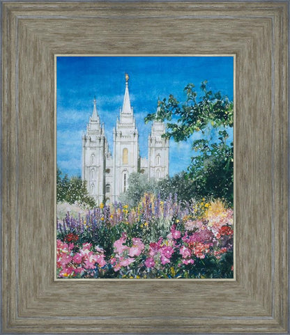Salt Lake Temple in Summer