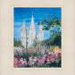 Salt Lake Temple in Summer
