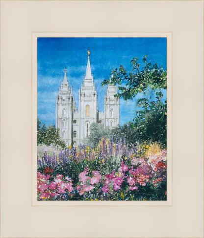 Salt Lake Temple in Summer