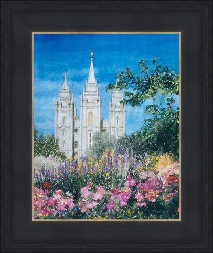 Salt Lake Temple in Summer