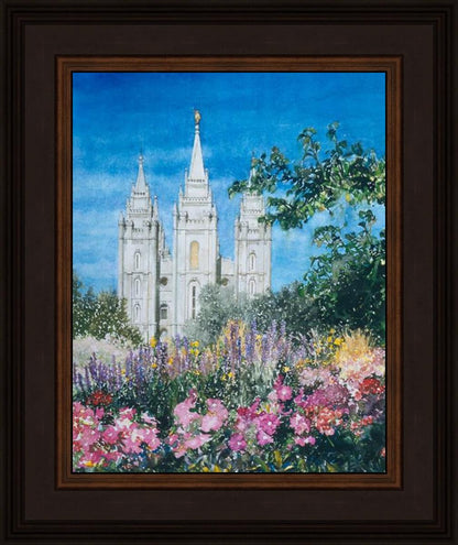 Salt Lake Temple in Summer