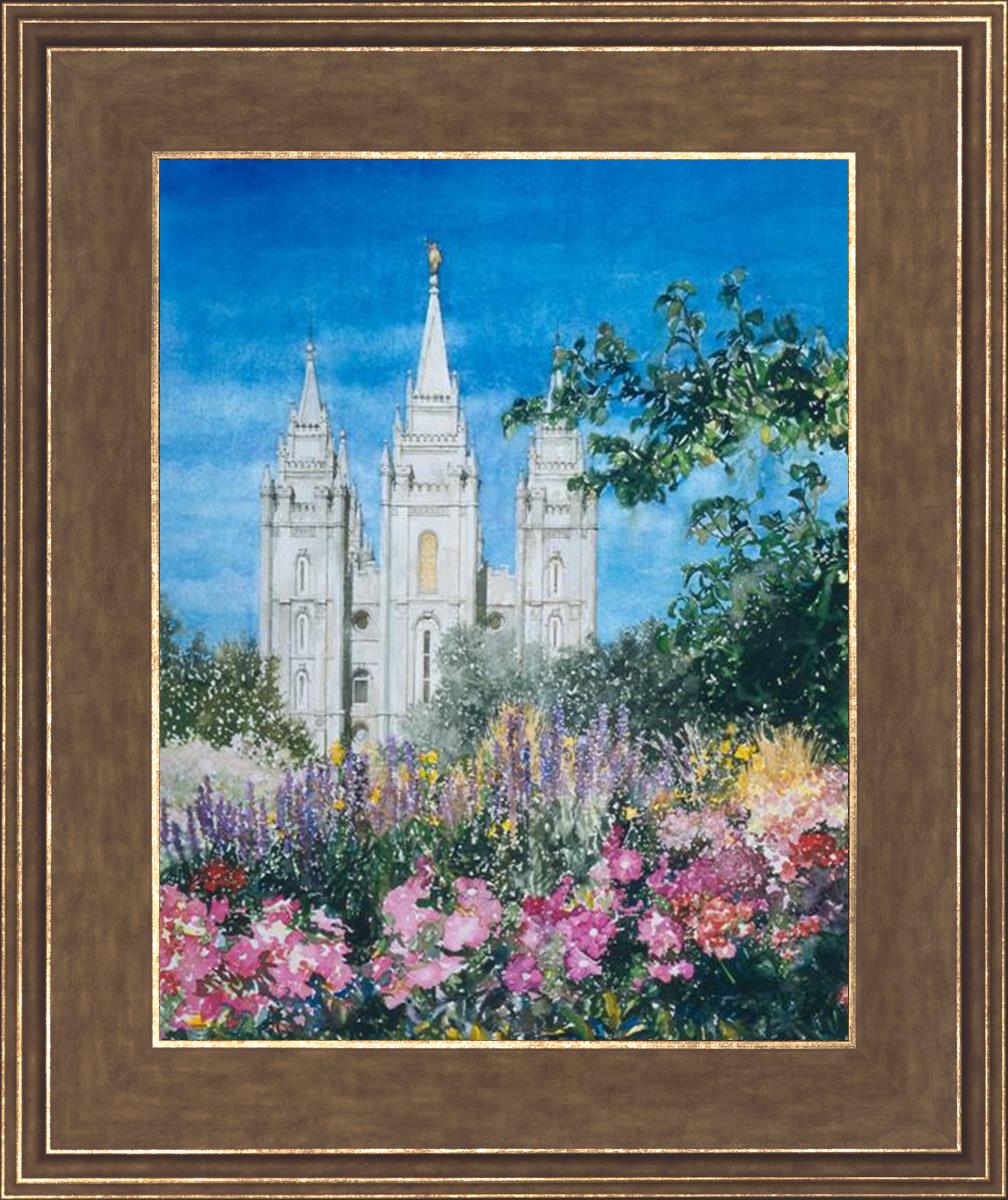 Salt Lake Temple in Summer