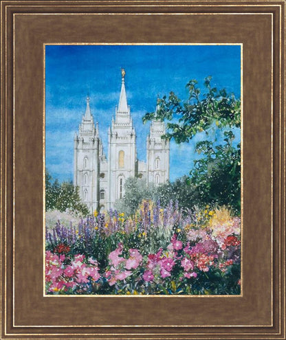 Salt Lake Temple in Summer
