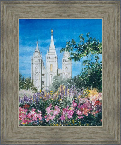 Salt Lake Temple in Summer