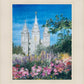 Salt Lake Temple in Summer