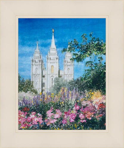 Salt Lake Temple in Summer