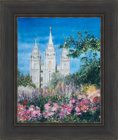 Salt Lake Temple in Summer
