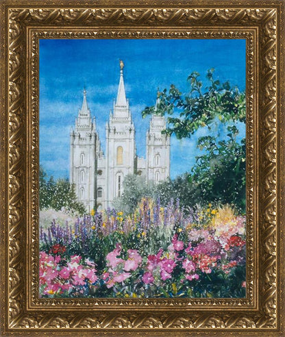 Salt Lake Temple in Summer