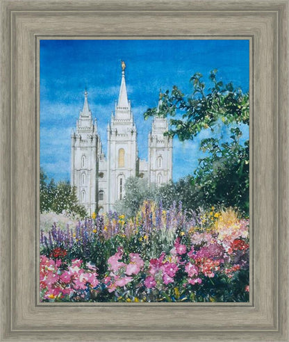 Salt Lake Temple in Summer