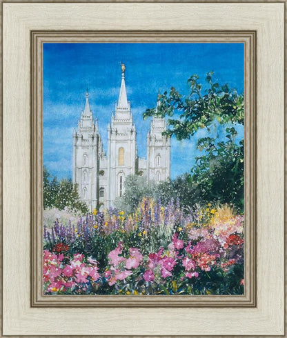 Salt Lake Temple in Summer