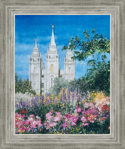 Salt Lake Temple in Summer