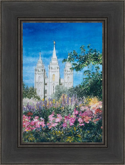Salt Lake Temple in Summer