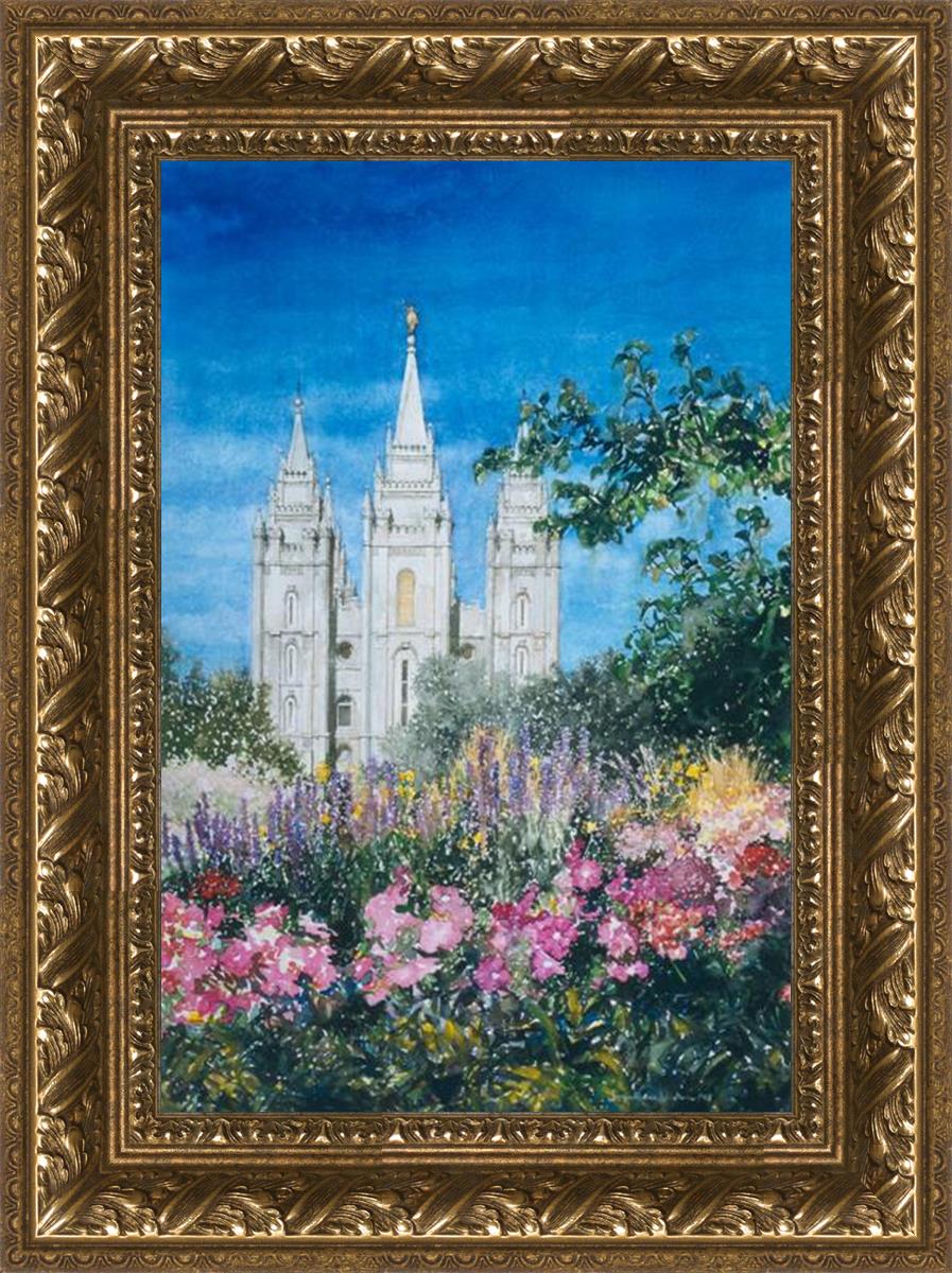 Salt Lake Temple in Summer