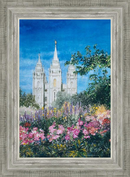 Salt Lake Temple in Summer