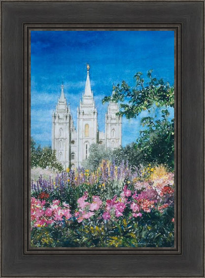 Salt Lake Temple in Summer