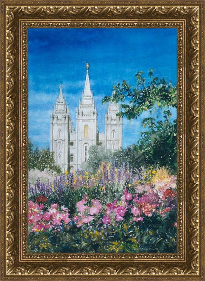 Salt Lake Temple in Summer