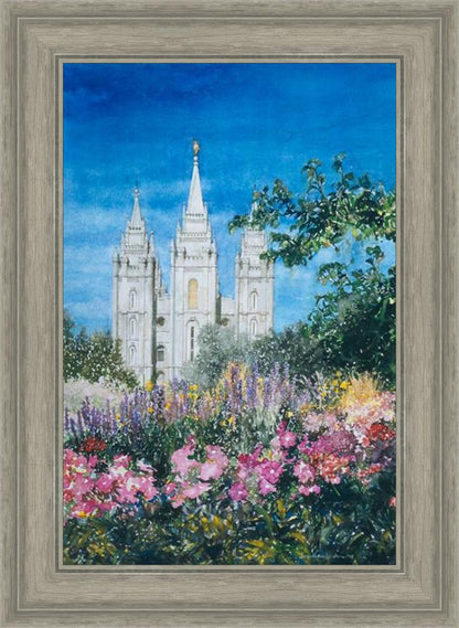 Salt Lake Temple in Summer