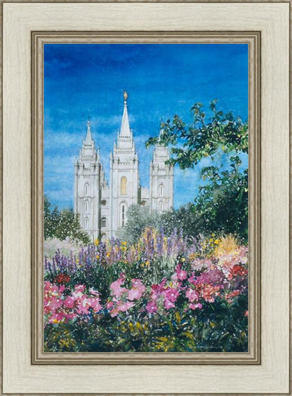 Salt Lake Temple in Summer