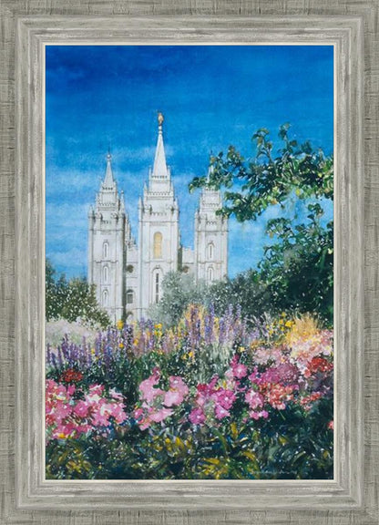 Salt Lake Temple in Summer