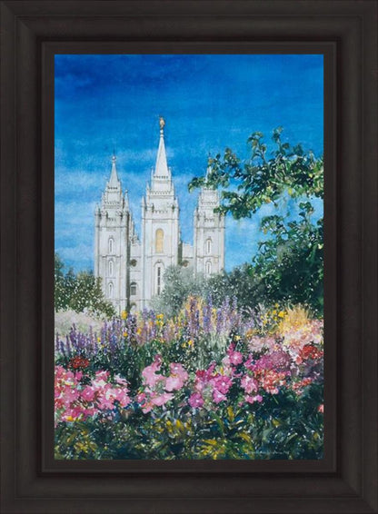 Salt Lake Temple in Summer