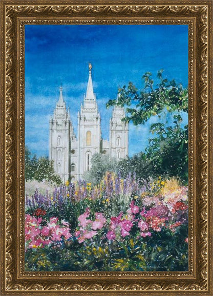 Salt Lake Temple in Summer
