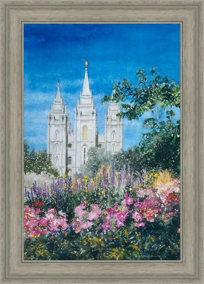 Salt Lake Temple in Summer