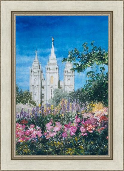 Salt Lake Temple in Summer