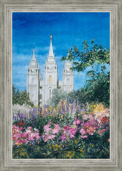 Salt Lake Temple in Summer