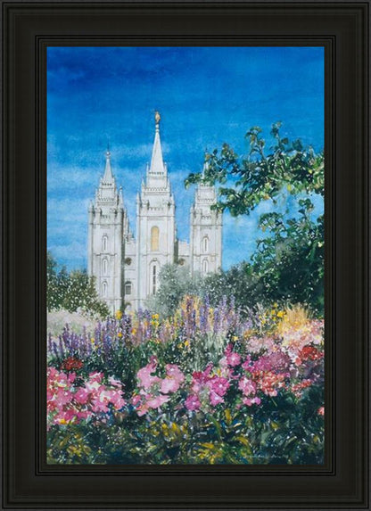 Salt Lake Temple in Summer