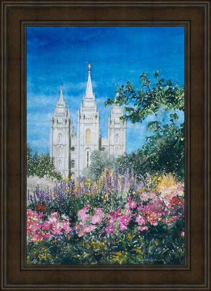 Salt Lake Temple in Summer