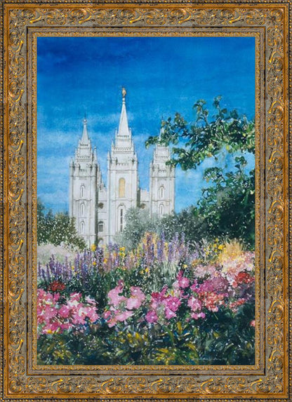 Salt Lake Temple in Summer