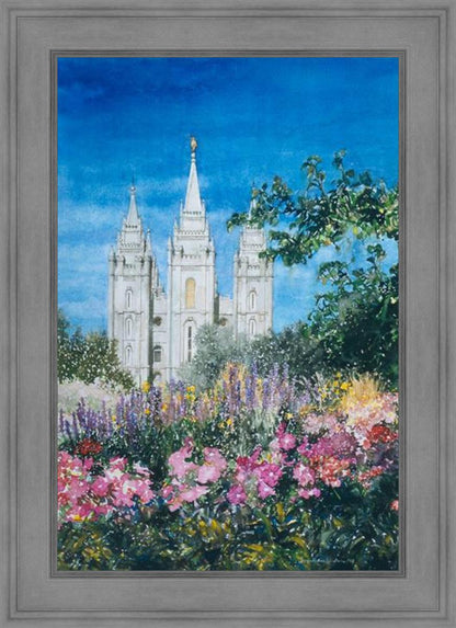 Salt Lake Temple in Summer
