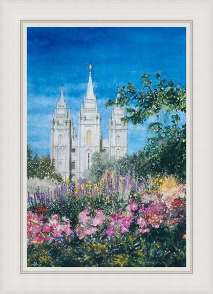Salt Lake Temple in Summer