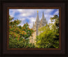 Salt Lake City Temple Autumn Leaves