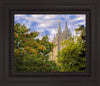 Salt Lake City Temple Autumn Leaves