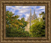 Salt Lake City Temple Autumn Leaves