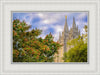 Salt Lake City Temple Autumn Leaves