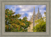 Salt Lake City Temple Autumn Leaves