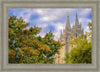 Salt Lake City Temple Autumn Leaves