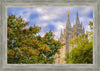 Salt Lake City Temple Autumn Leaves