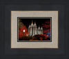 Salt Lake City Temple Lights Aglow