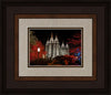 Salt Lake City Temple Lights Aglow