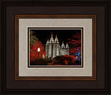 Salt Lake City Temple Lights Aglow