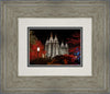 Salt Lake City Temple Lights Aglow