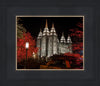 Salt Lake City Temple Lights Aglow