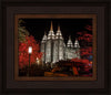 Salt Lake City Temple Lights Aglow