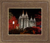 Salt Lake City Temple Lights Aglow