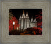 Salt Lake City Temple Lights Aglow