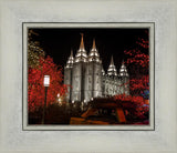 Salt Lake City Temple Lights Aglow