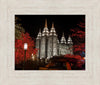 Salt Lake City Temple Lights Aglow